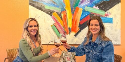 Ladies In Front Of Painting 2